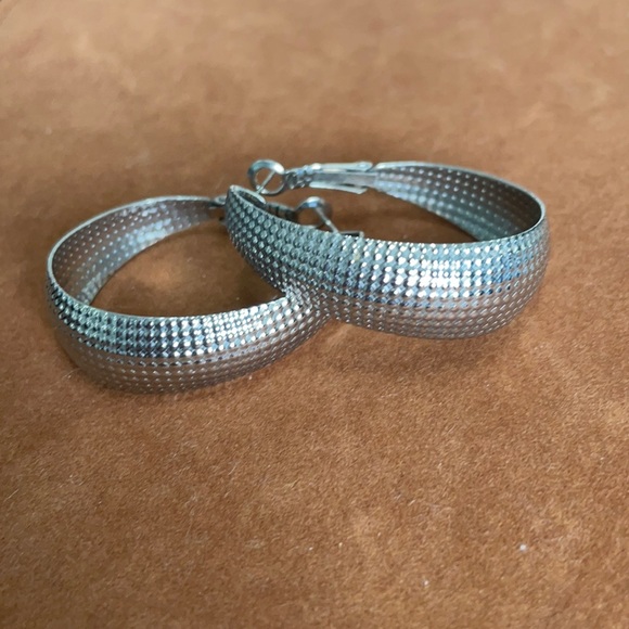 jcm Jewelry Jcm Silver Hoop Earrings Poshmark